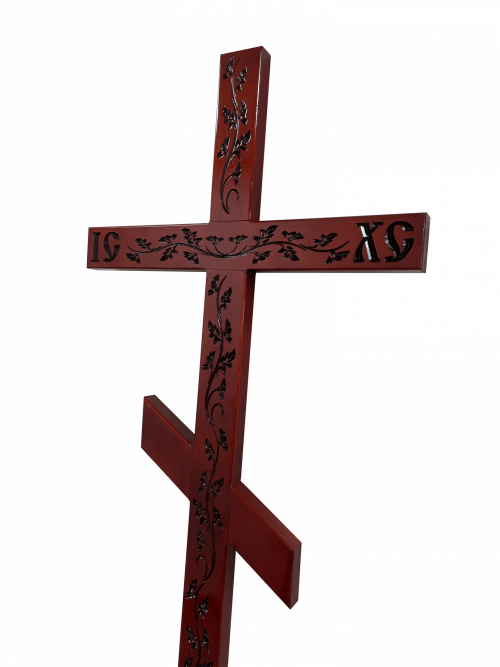 Крест на могилу православный шестиконечный резной купить, цена